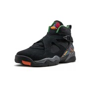 Air Jordan 8 Retro "Tinker" 305368-004 - Black and Multicolor High-Top Basketball Sneakers, Classic Retro Design