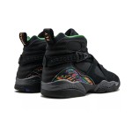 Air Jordan 8 Retro Tinker black and multicolor high-top basketball sneakers