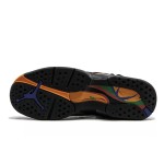 Air Jordan 8 Retro Tinker black and multicolor high-top basketball sneakers