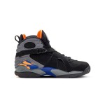 Air Jordan 8 Retro 'Phoenix Suns' - Black, Purple, and Orange Basketball Sneakers