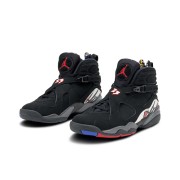 Air Jordan 8 Retro "Playoff" 305381-061 - Schwarze und rote High-Top Basketball-Sneaker, Klassisches Retro-Design