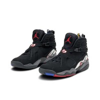 Air Jordan 8 Retro "Playoff" 305381-061 - Schwarze und rote High-Top Basketball-Sneaker, Klassisches Retro-Design