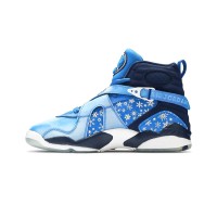 Air Jordan 8 Retro 'Snow Blizzard' 305368-400 - Winter Blue Snowflake Design for Style and Comfort