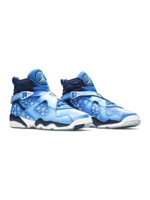 Air Jordan 8 Retro 'Snow Blizzard' 305368-400 - Winter Blue Snowflake Design for Style and Comfort