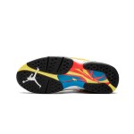 Air Jordan 8 Retro 'White/Black Multicolor' - Bold and Stylish Sneakers