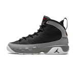 Air Jordan 9 GS 'Particle Grey' - Schwarze und Graue Klassische Sneaker