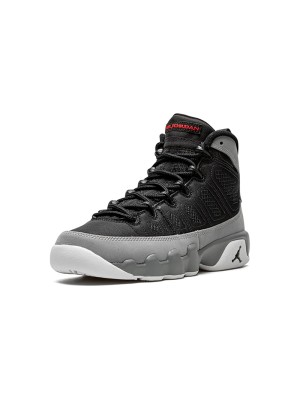 Air Jordan 9 GS 'Particle Grey' 302359-060 - Zeitloses Schwarz-Grau-Design für Komfort und Stil