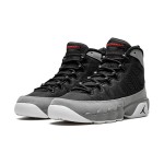 Air Jordan 9 GS 'Particle Grey' - Schwarze und Graue Klassische Sneaker