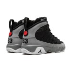 Air Jordan 9 GS 'Particle Grey' - Black and Grey Classic Sneakers