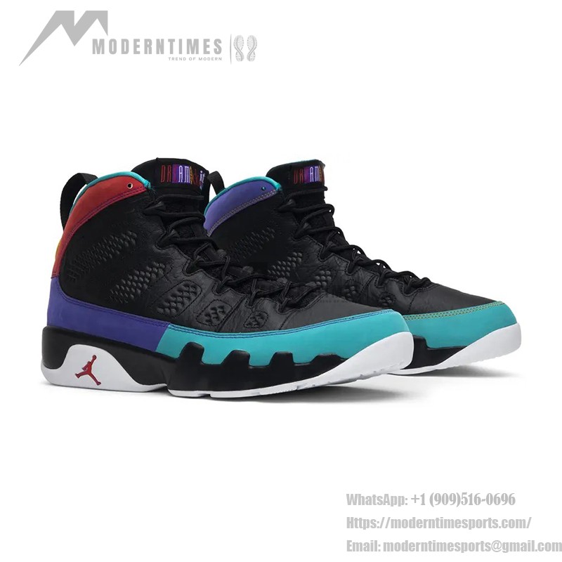 Air Jordan 9 Retro "Dream It, Do It" Bold Multicolor Retro Basketball Sneakers