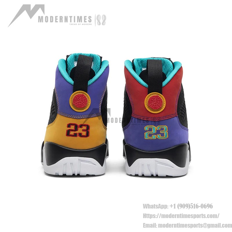 Air Jordan 9 Retro "Dream It, Do It" Bold Multicolor Retro Basketball Sneakers