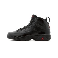 Air Jordan 9 Retro "Bred Patent" 302370-014 - Black Patent Leather and Red Basketball Sneakers