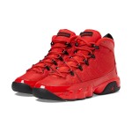 Air Jordan 9 Retro GS "Chile Red" Patent Leather Red and Black Basketball Sneakers