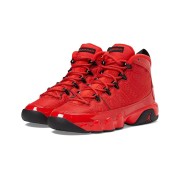 Air Jordan 9 Retro GS "Chile Red" 302359-600 - Patent Leather Red and Black Basketball Sneakers