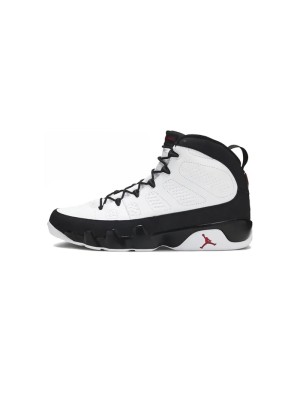 Air Jordan 9 Retro OG "Space Jam" 302370-112 - Classic White and Black Basketball Sneakers