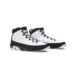 Air Jordan 9 Retro OG "Space Jam" Classic White and Black Basketball Sneakers