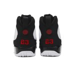 Air Jordan 9 Retro OG "Space Jam" Classic White and Black Basketball Sneakers