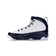 Air Jordan 9 Retro "Pearl Blue" 302370-145 - Classic White and Pearl Blue Basketball Sneakers