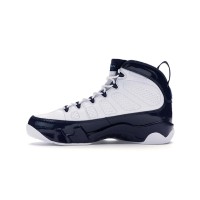 Air Jordan 9 Retro "Pearl Blue" 302370-145 - Classic White and Pearl Blue Basketball Sneakers