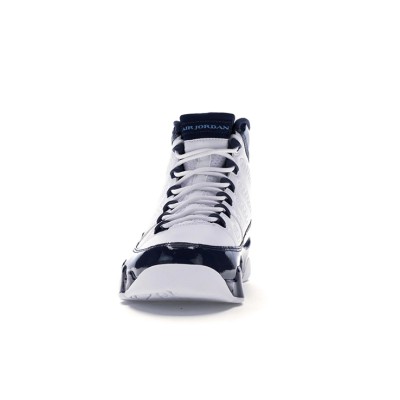 Air Jordan 9 Retro "Pearl Blue" 302370-145 - Classic White and Pearl Blue Basketball Sneakers