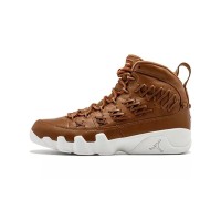 Air Jordan 9 Retro Pinnacle "Baseball Glove" AH6233-903 - Hochwertige Braunleder Basketballschuhe