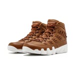 Air Jordan 9 Retro Pinnacle "Baseball Glove" Hochwertige Braunleder Basketballschuhe