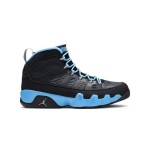 Air Jordan 9 Retro "Slim Jenkins" Schwarze und Hellblaue High-Top Basketballschuhe