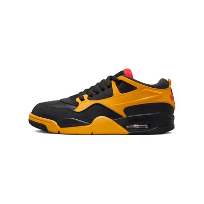 Air Jordan 4 "Bruce Lee" FQ7939-007 - Iconic Black and Yellow Basketball Sneakers