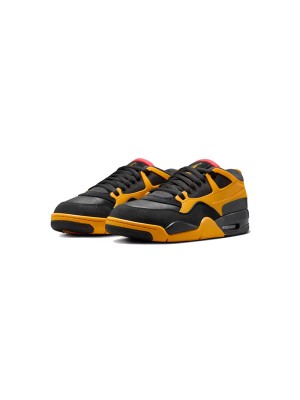 Air Jordan 4 "Bruce Lee" FQ7939-007 - Iconic Black and Yellow Basketball Sneakers