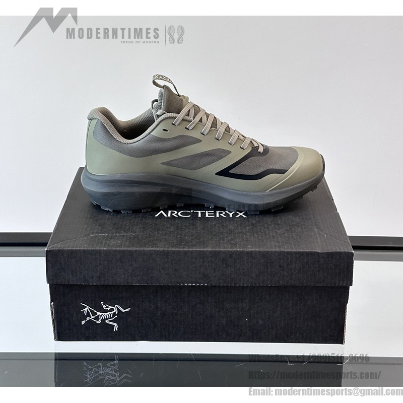 Arc'teryx Norvan LD 3 Men’s Trail Running Shoes – Black Green Gore-Tex Arc'teryx Norvan LD 3 trail running shoes black green for men with Gore-Tex and Vibram sole