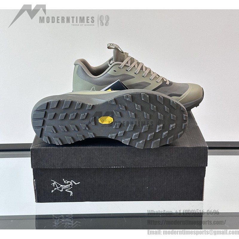 Arc'teryx Norvan LD 3 Men’s Trail Running Shoes – Black Green Gore-Tex Arc'teryx Norvan LD 3 trail running shoes black green for men with Gore-Tex and Vibram sole