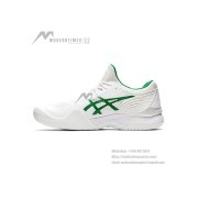 ASICS Court FF 1041A089-100 Novak Tennis Shoes High Performance White Green Classic Design Stability Comfort