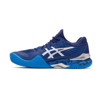 ASICS Court FF 1041A089-403 Novak Tennis Shoes High Performance Blue Camo Design Stability Comfort