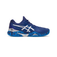 ASICS Court FF 1041A089-403 Novak テニスシューズ 高性能 ブルーカモデザイン 安定 快適