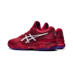 ASICS Court FF Novak Tennis Shoes Cranberry Red Design 1041A089-605