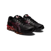 ASICS Gel-Quantum 360 7 1201A481-004 Schwarz Rot Voll-GEL-Dämpfung Laufschuhe Stilvolles Design und Überragende Leistung