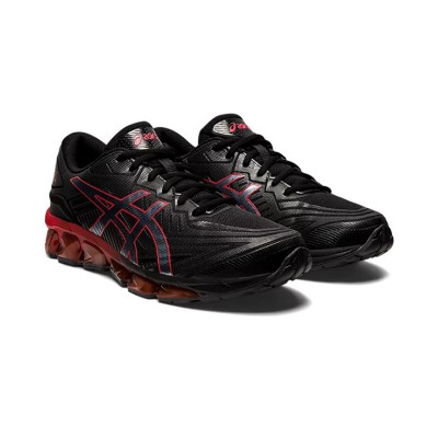 ASICS Gel-Quantum 360 7 1201A481-004 블랙 레드 풀-GEL 쿠셔닝 러닝화 스타일리시한 디자인과 우수한 성능