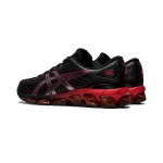 ASICS Gel-Quantum 360 7 1201A481-004 블랙 레드 풀-GEL 쿠셔닝 러닝화