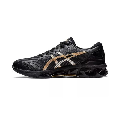 ASICS Gel-Quantum 360 7 1201A481-002 Black Gold Full-GEL Cushioning Running Shoes Luxury and Performance Combined