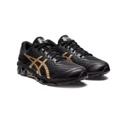 ASICS Gel-Quantum 360 7 1201A481-002 ブラックゴールド フルGELクッションランニングシューズ ラグジュアリーとパフォーマンスの融合