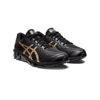 ASICS Gel-Quantum 360 7 1201A481-002 ブラックゴールド フルGELクッションランニングシューズ ラグジュアリーとパフォーマンスの融合