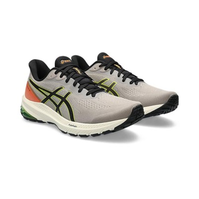 ASICS GT-1000 12 TR 1011B761-200 그레이 옐로우 오렌지 트레일 러닝화 우수한 쿠셔닝과 안정성