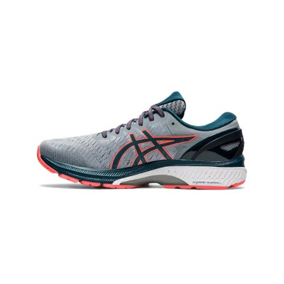 ASICS Gel-Kayano 1011A835-021 27 安定性ランニングシューズ 軽量 快適 グレー・ブルーデザイン