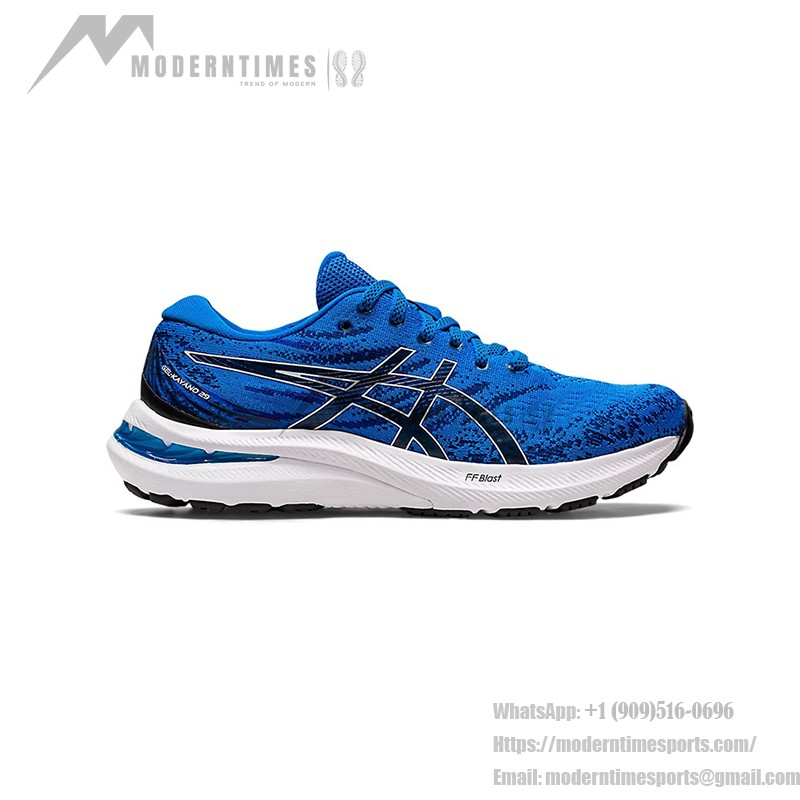 ASICS Gel-Kayano 1014A275-400 29 남성용 러닝화 블루 화이트 디자인