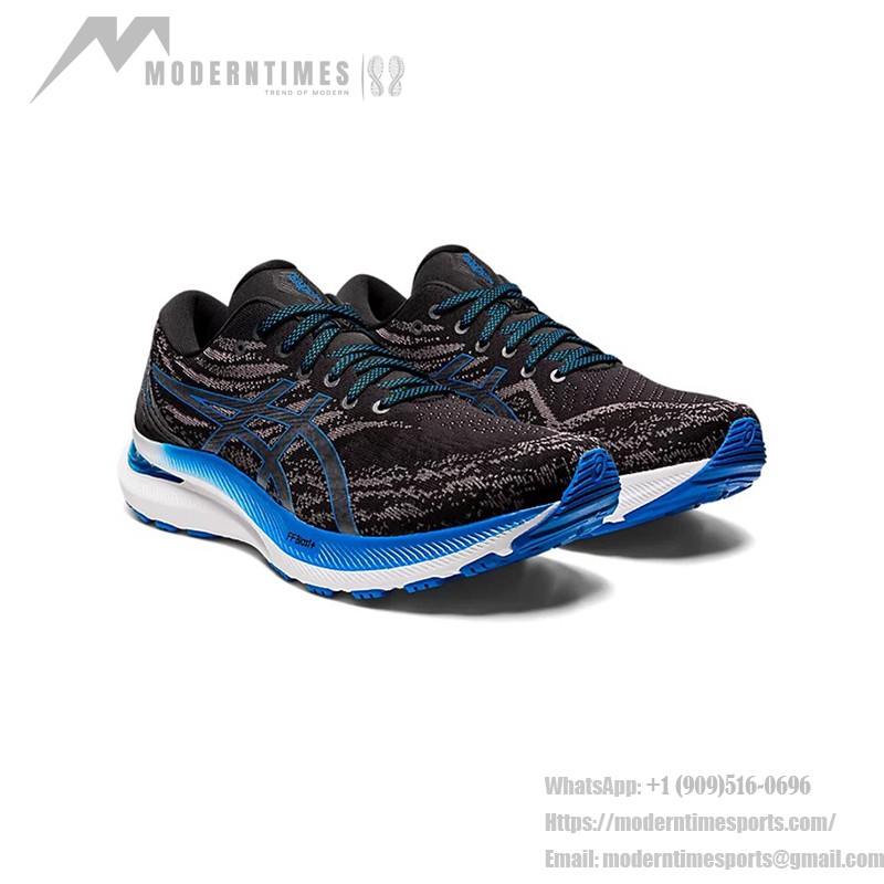 ASICS Gel-Kayano 1011B440-003 29 Stability Running Shoes Black Blue Design