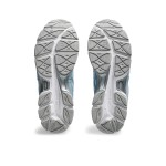 Asics Gel-NYC Cream Arctic Sky – Mesh & Suede Running Shoe Asics Gel-NYC Cream Arctic Sky 1203A383-107 Sneaker Side View