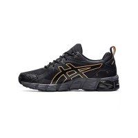 ASICS Gel-Quantum 180 1201A466-001 Men’s Sneakers Shock Absorption Comfort Black Gold Design