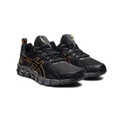 ASICS Gel-Quantum 180 1201A466-001 Herren-Sneaker Stoßdämpfung Komfort Schwarz Gold Design