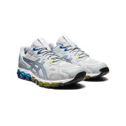 ASICS Gel-Quantum 360 1021A337-022 남성 스니커즈 전장 쿠셔닝 회색 파란색 그라데이션 디자인