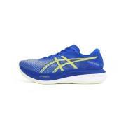 ASICS Magic Speed 3 1011B704-400 Herren Laufschuhe - Hochleistungs-Leichtgewicht-Rennschuhdesign in Königsblau und Neon-Gelb